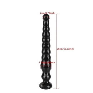 Super Soft 10 Inch Beaded Dildo BDSM