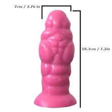 Load image into Gallery viewer, Ripped Anal Knot Dildo With Suction Cup BDSM

