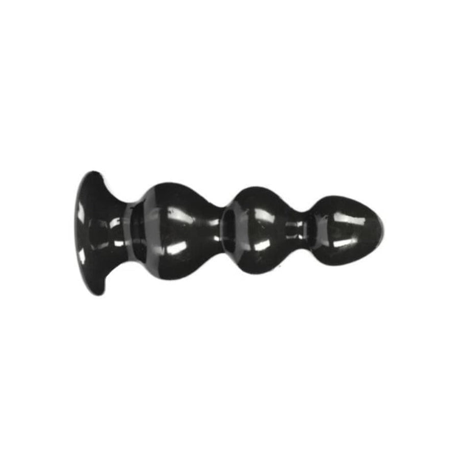 Black Beaded Glory 6 Inch Anal Dildo BDSM, gallery view 5