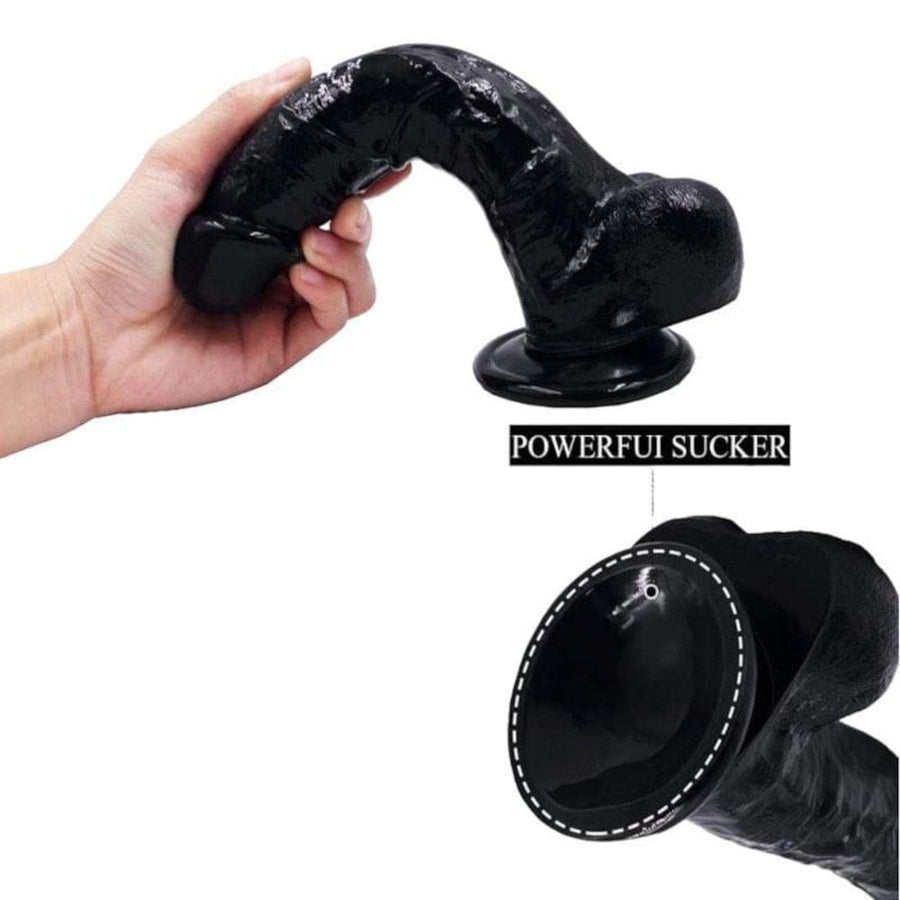 Big Black Realistic Dildo BDSM, gallery view 6