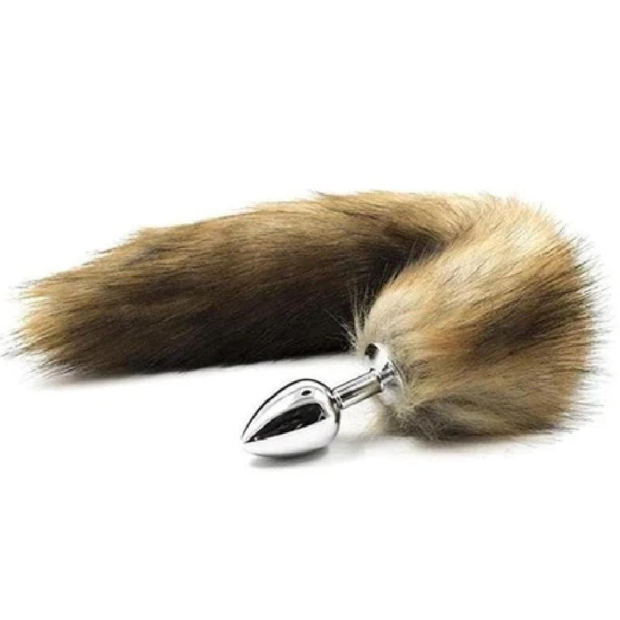 Seductive Fox Tail Butt Plug 17 Inches Long BDSM, gallery view 5