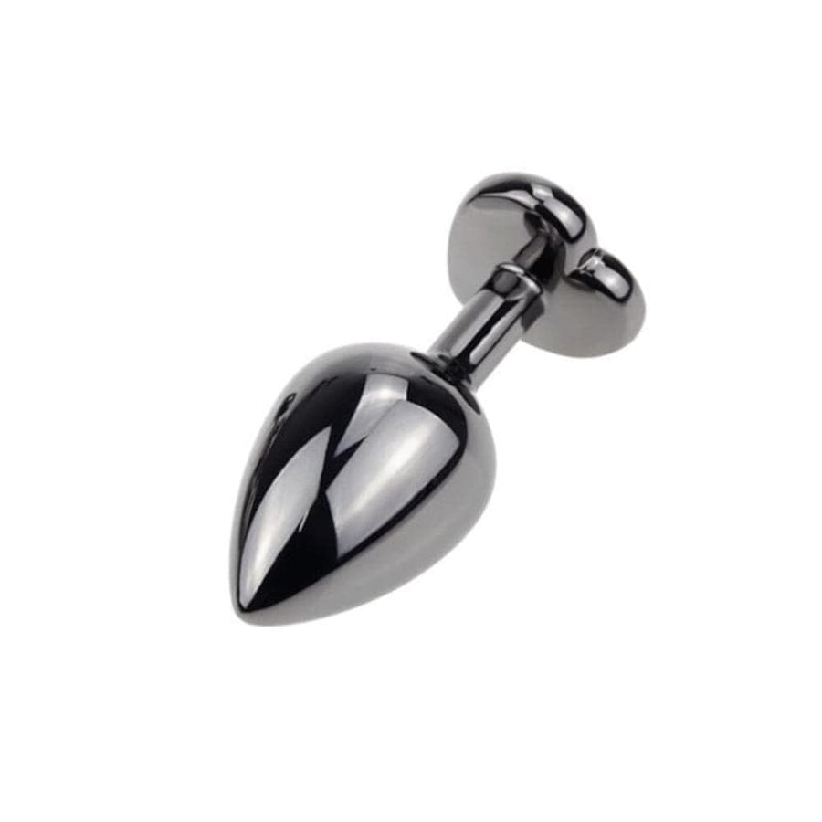 Purple Heart Metal Butt Plug Kit 3pcs BDSM, gallery view 5