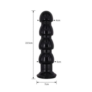 Silikon-Pleasure-Dildo mit Perlen BDSM