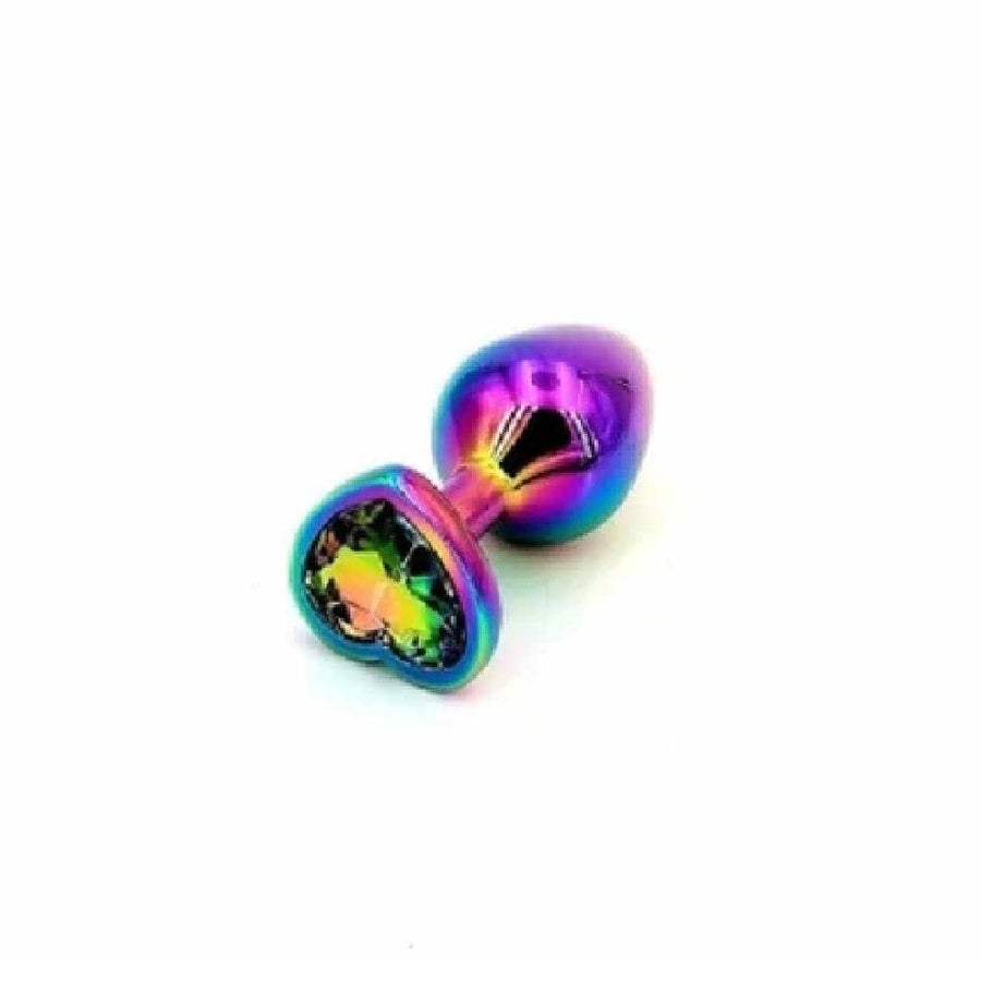 Rainbow Princess Heart Shaped Three Plug Set BDSM, gallery view 5
