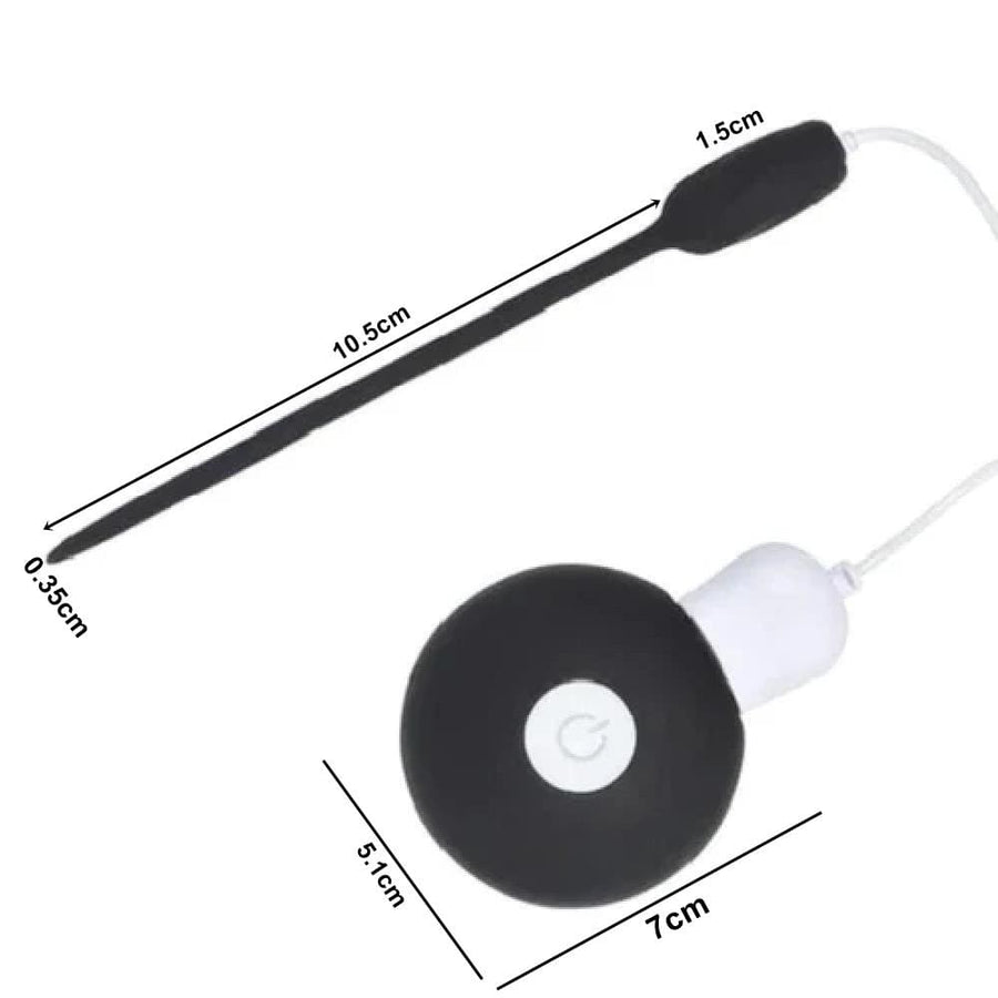 20-Speed Vibrating Rechargeable Penis Plug, gallery view 5
