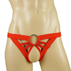 Crotchless Cock Ring Harness BDSM