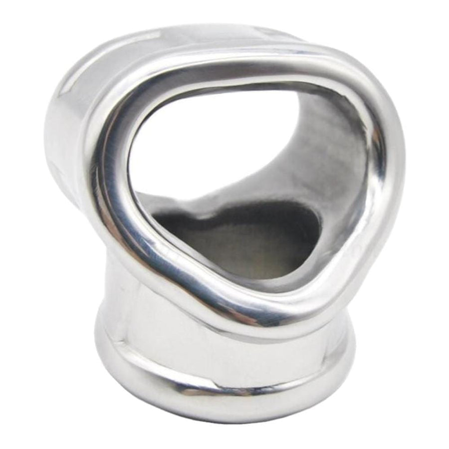 Ejaculation Stretcher Metal Cock and Ball Ring BDSM, gallery view 4