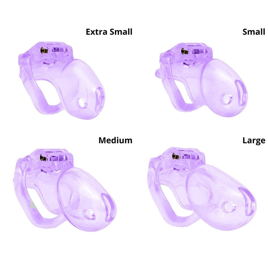 Cock-straint Male Chastity Device 3.23 inches, 3.82 inches, 4.02 inches, and 4.33 inches long, gallery view 6