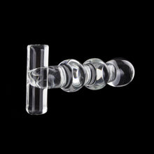 Load image into Gallery viewer, Beaded T-Shaped Crystal 5 Inch Clear Dildo BDSM
