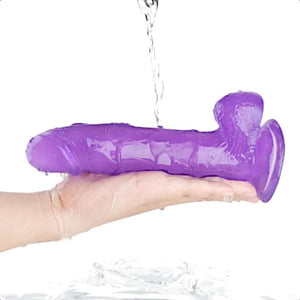 Soft Jelly 8 Inch Dildo With Suction Cup