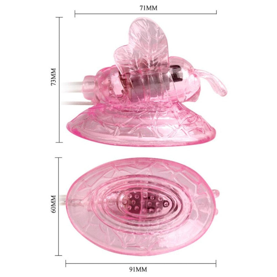 Pink Butterfly Clit Suction Pump BDSM, gallery view 7