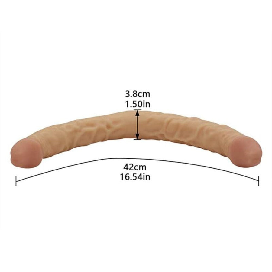 Super LongSilicone 16 Inch Double Dildo, gallery view 5