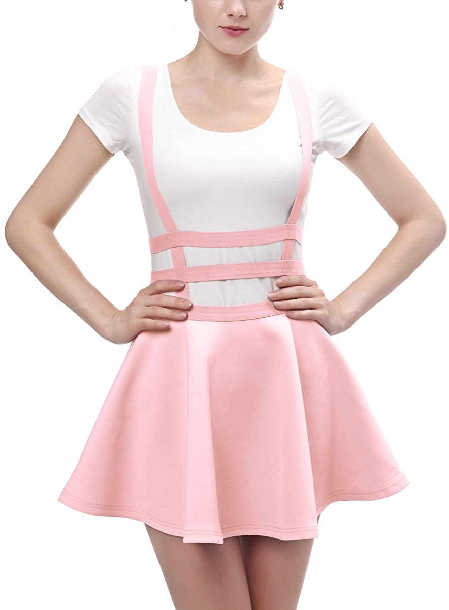 Sissy Set Elastic Waist Pleated Short Braces Skirt product view