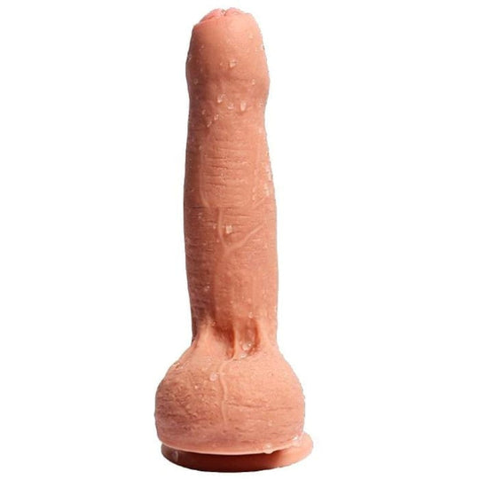 Realistic 8 Inch Dildo With Foreskin BDSM product view