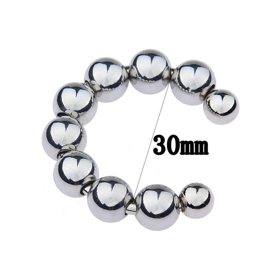 Beaded Stainless Glans Ring BDSM, gallery view 17
