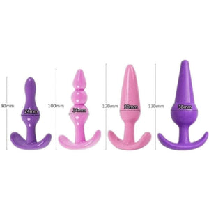 4 Pcs Vt arious Shapes Silicone Plugs Set