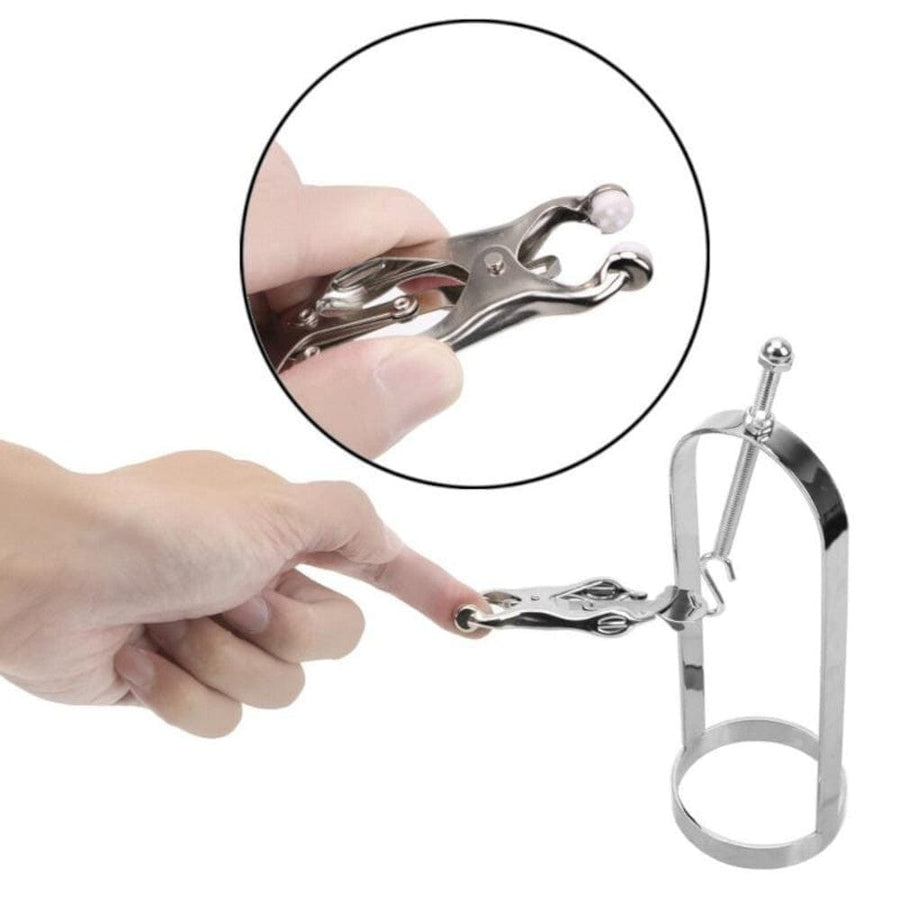BDSM Torture Cage Nipple Stretchers, gallery view 6