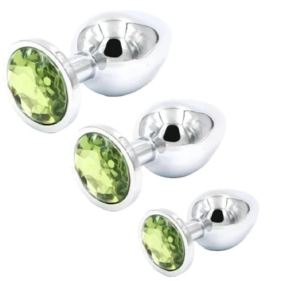 Stainless Steel Butt Plug 3pcs Set BDSM, gallery view 6