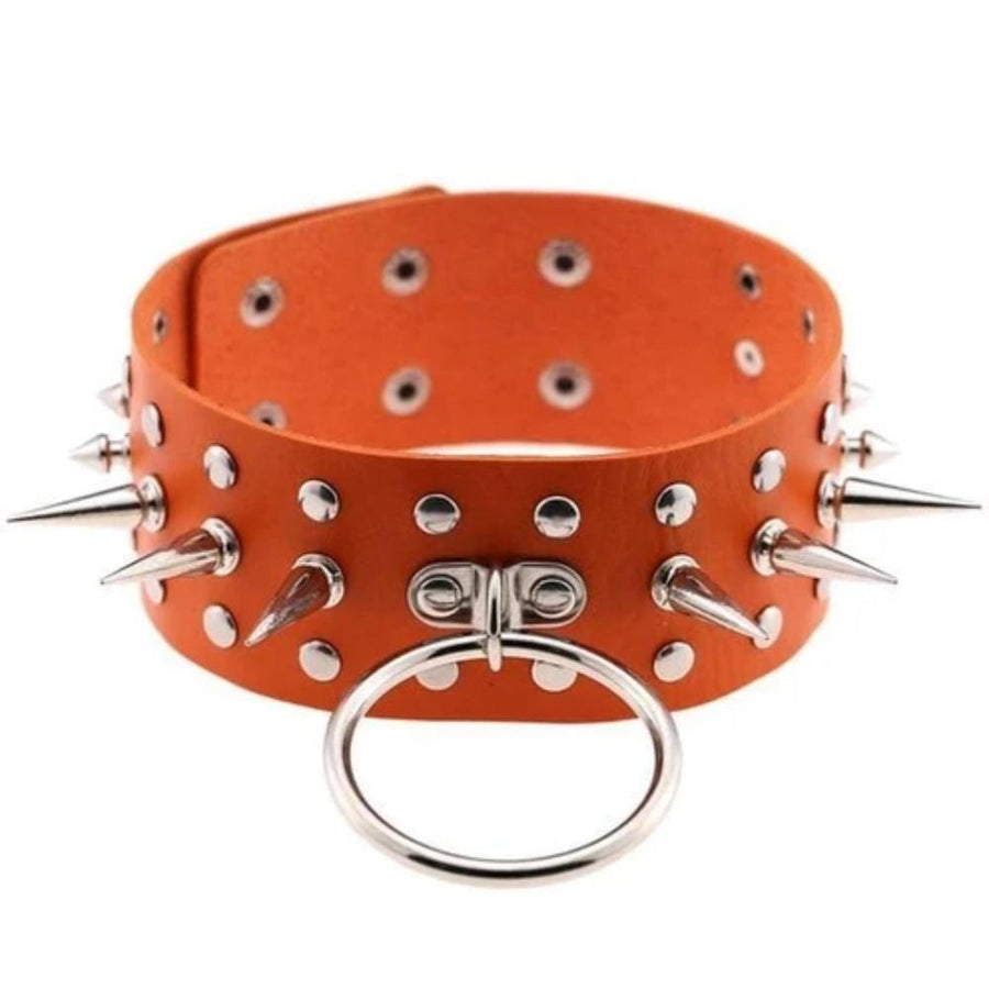 Spiked Bondage Submissive Collar, gallery view 6