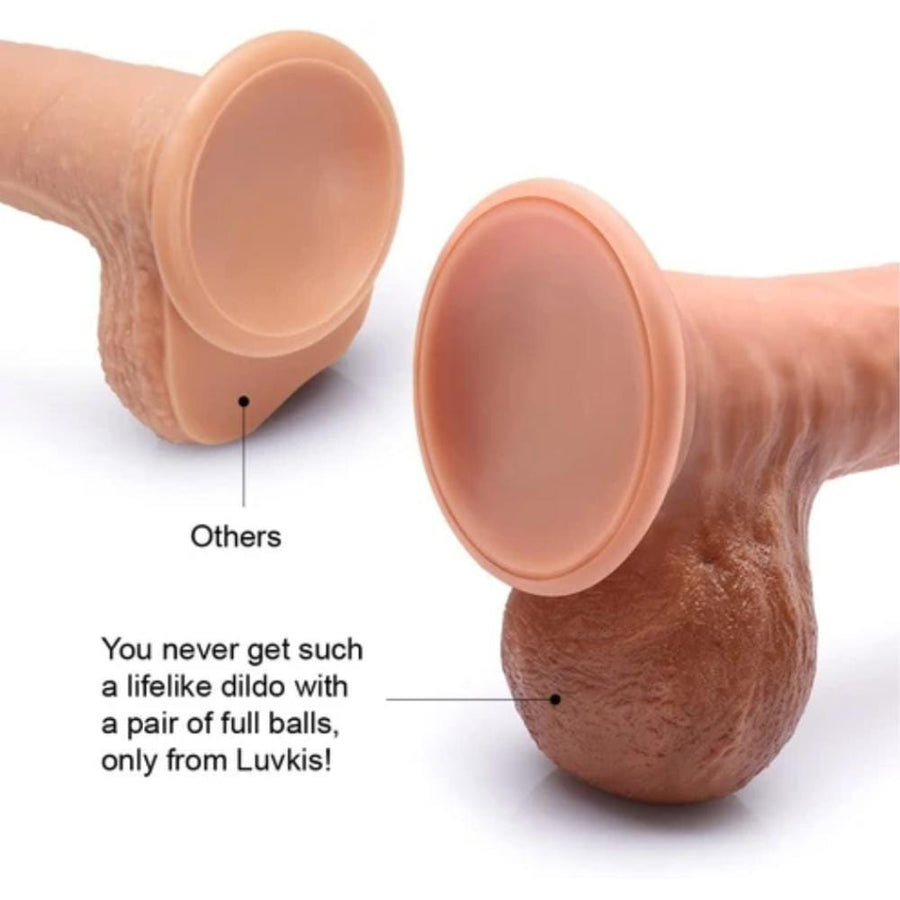 Lifelike King Sized 9 Inch Realistic Skin Dildo BDSM, gallery view 6