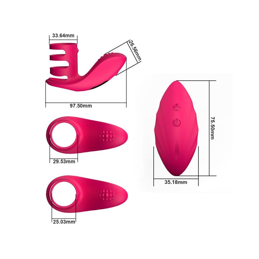 USB Rechargeable Remote Cock Ring BDSM, gallery view 9