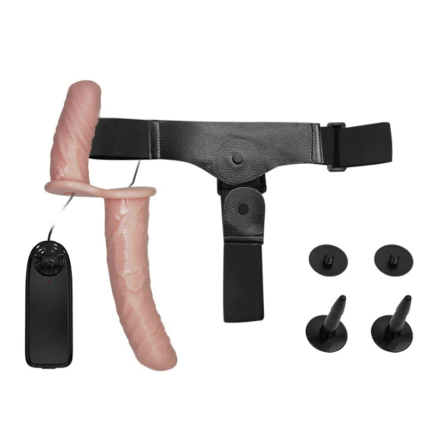 Battery-Powered Double Ended Strap On Vibrating, gallery view 5