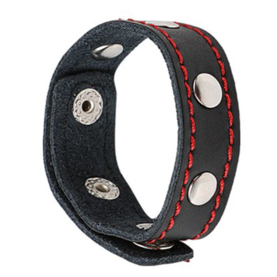 Adjustable Leather Cock Stud Ring BDSM product view