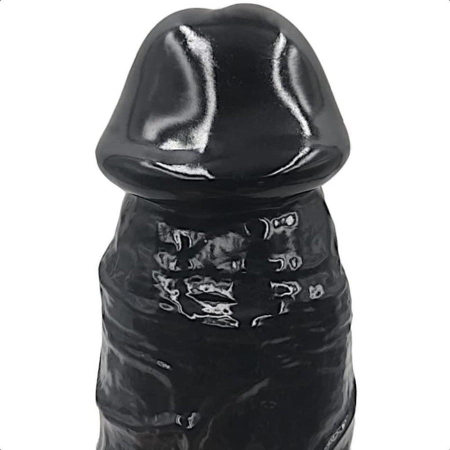 Titillating Realistic 9 Inch Black Dildo BDSM, gallery view 5