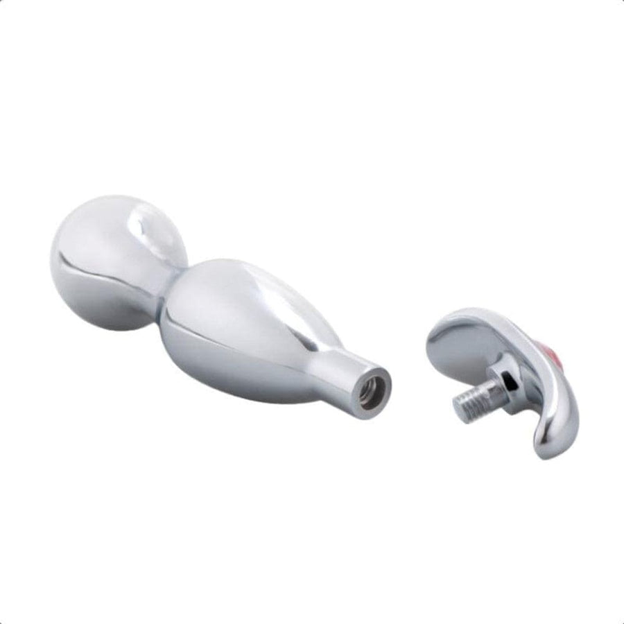 Jeweled Stainless Metal Butt Plug BDSM, gallery view 7