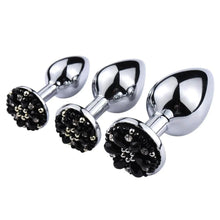 Load image into Gallery viewer, Queen&#39;s Diamond Jeweled Plug, 3-Piece Set BDSM
