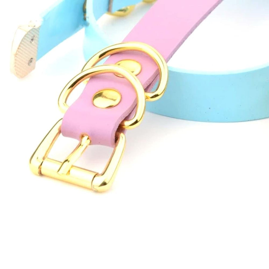 Golden Kawaii Heart Locking Collar, gallery view 6