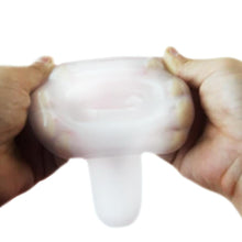 Load image into Gallery viewer, Ribbed Silicone Ball Spreader Tube BDSM
