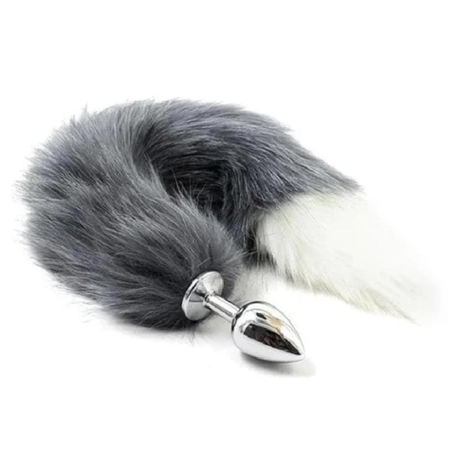 Seductive Fox Tail Butt Plug 17 Inches Long BDSM, gallery view 6