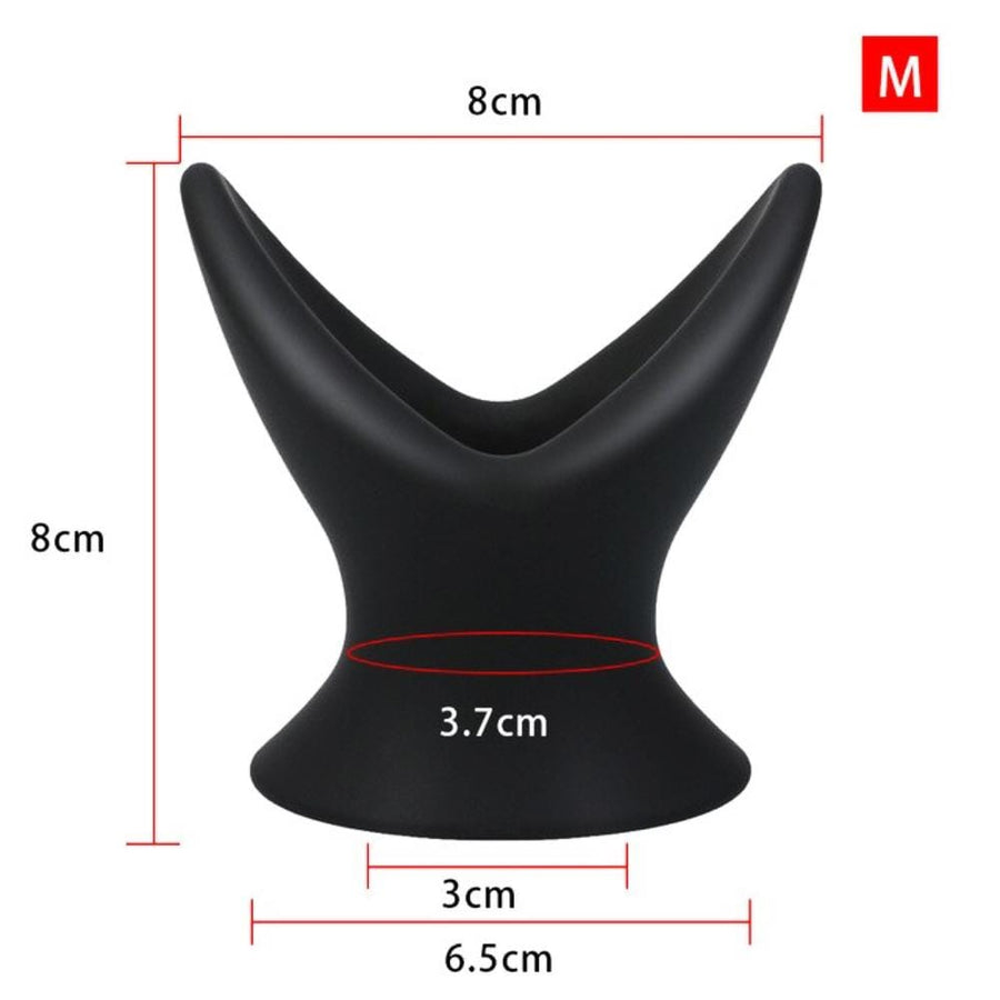 V-Shaped Silicone Hollow Butt Plug, gallery view 8