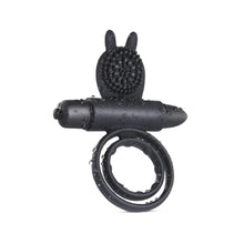 Load image into Gallery viewer, Clit-Friendly Vibrating Dual Cock Ring
