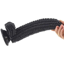 Load image into Gallery viewer, Realistic Black Corn Dildo With Suction Cup BDSM
