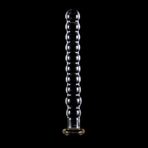 Luxuriöser 7-Zoll-Spiral-Glasdildo BDSM