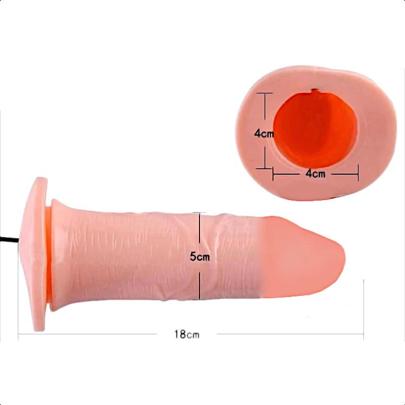 Realistic Hollow Strap On Vibrator, gallery view 7