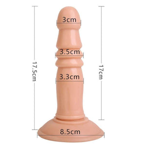 Futuristischer 6-Zoll-Analdildo mit Saugnapf BDSM