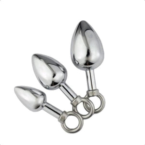 Rectal Stimulator Metal Butt Plug BDSM