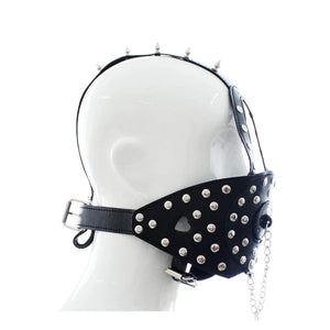 Studded Gothic BDSM Muzzle BDSM