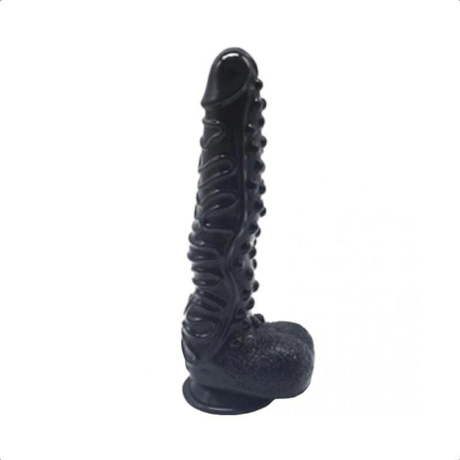 Extreme Stimulation 10 Inch Textured Dildo BDSM, gallery view 4