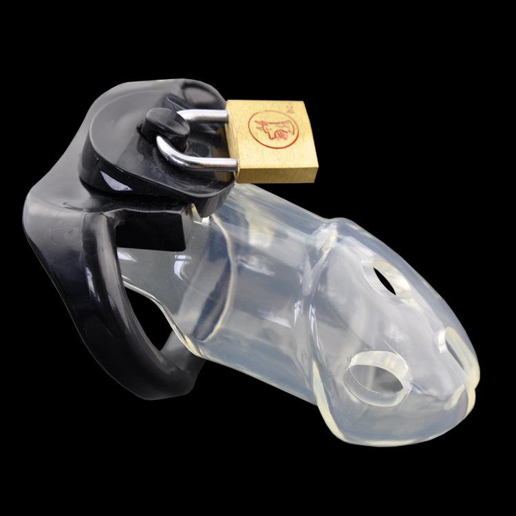 Ariel Plastic Chastity Cage 2.95 Inches Long, gallery view 3