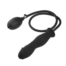 Charger l&#39;image dans la galerie, Plug anal gonflable à bite courbée BDSM
