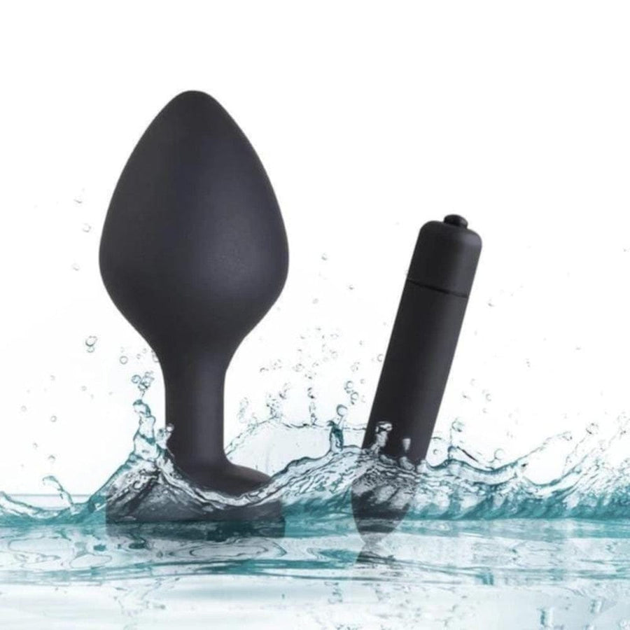 Silicone Anal Training Kit With Extra Vibrator 4pcs BDSM, gallery view 8