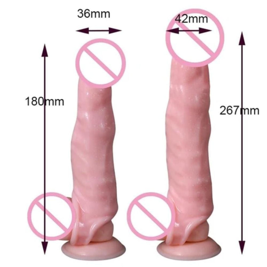 Mighty 10-Inch Huge Cock Sleeve BDSM, gallery view 7