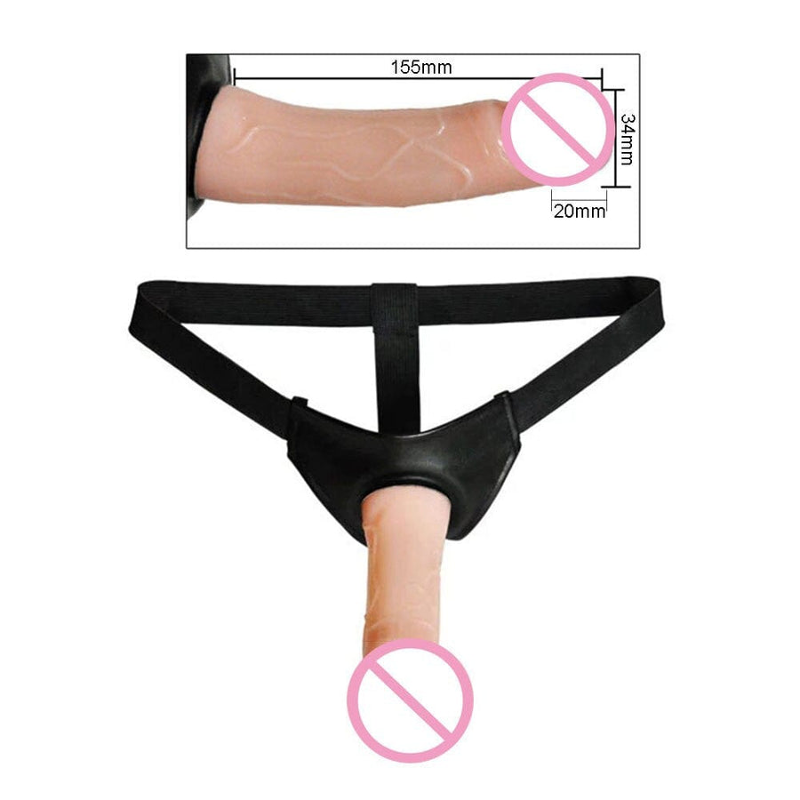 Beat Erectile Dysfunction 6 Inch Strap On Dildo BDSM, gallery view 9