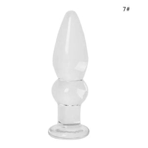 7 Styles Crystal Glass Stimulator Plug bdsm