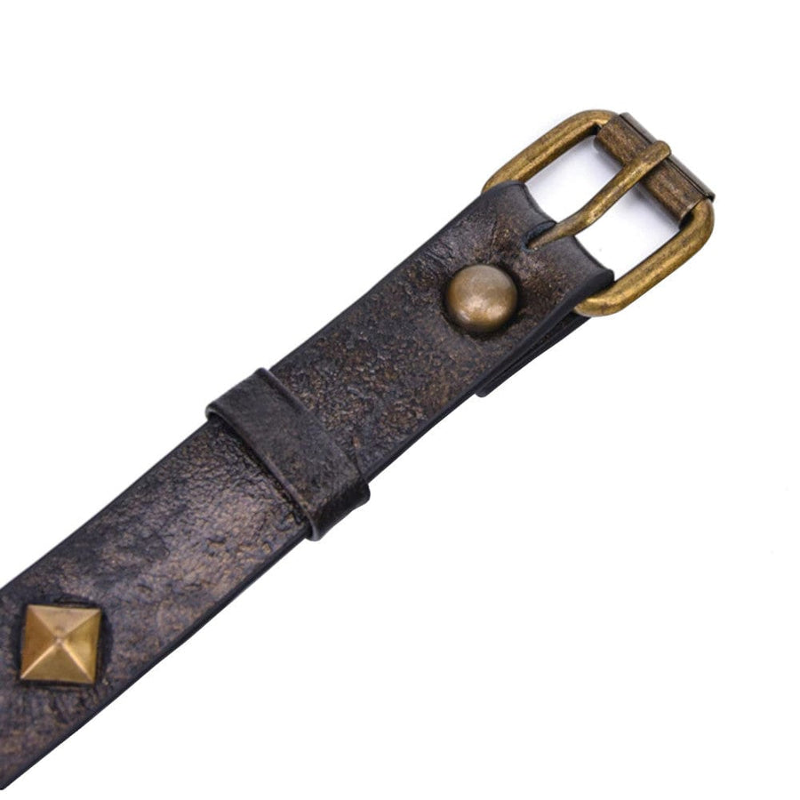 Genuine Vintage Leather Sub Collar, gallery view 5