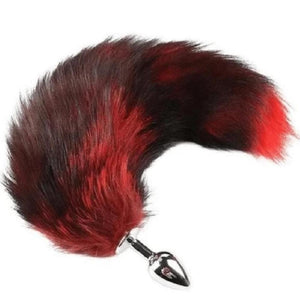 Super flauschiger und farbenfroher Foxy Tail Butt Plug BDSM